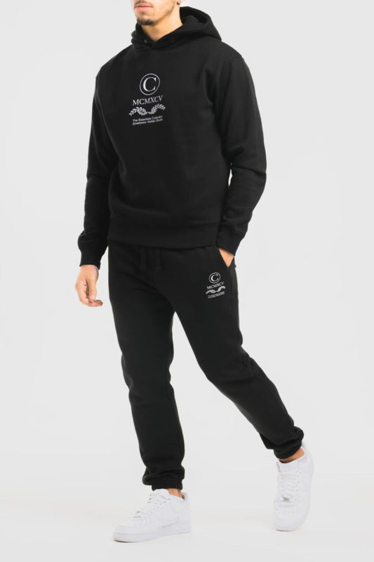 CABLE TRACKSUIT - BLACK