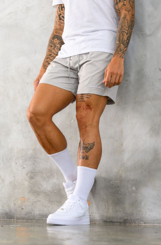 TOMMY SWIM SHORTS - GREY