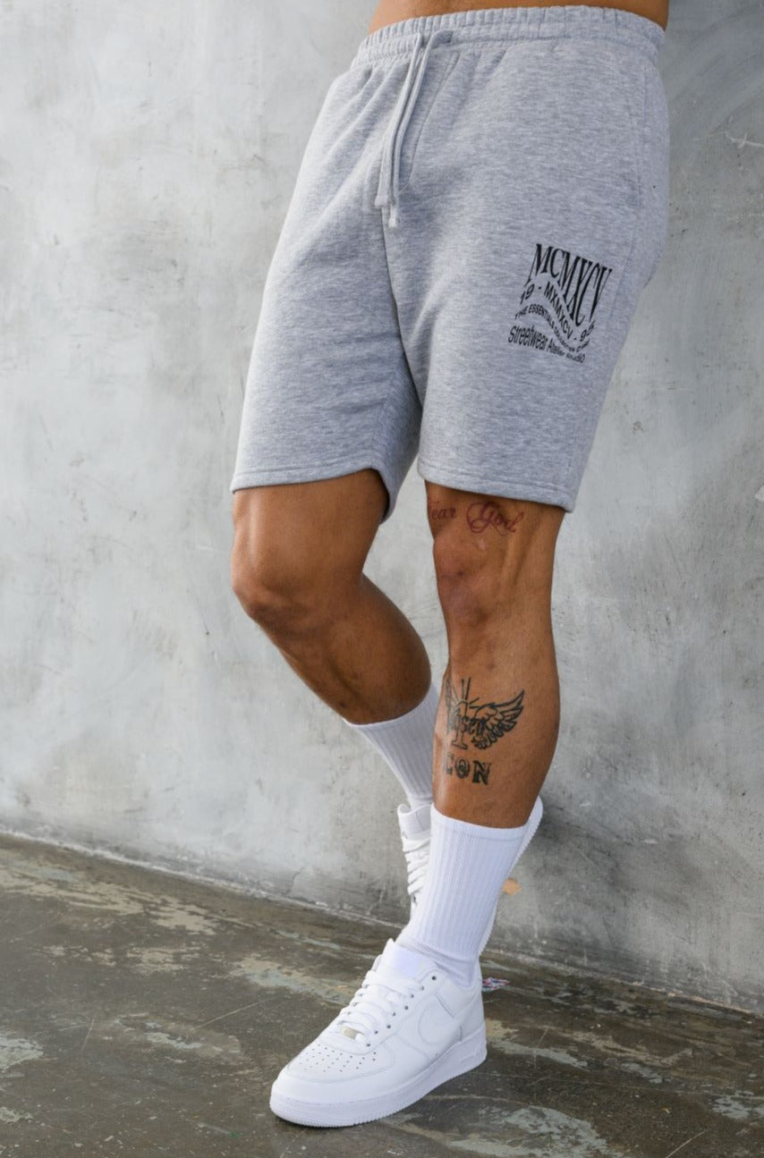 APEX SHORT - GREY MARL