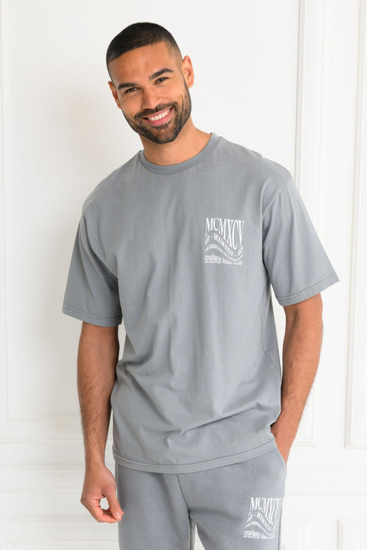 APEX T-SHIRT - LAVA GREY