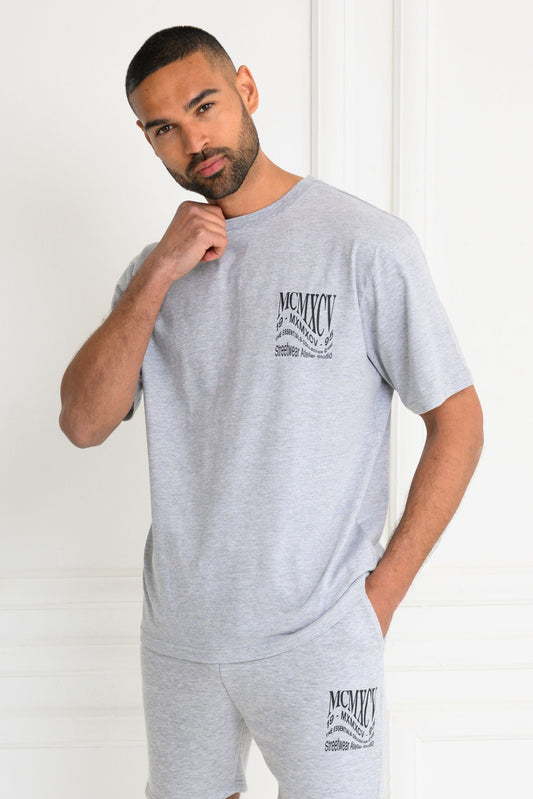 APEX T-SHIRT - GREY MARL