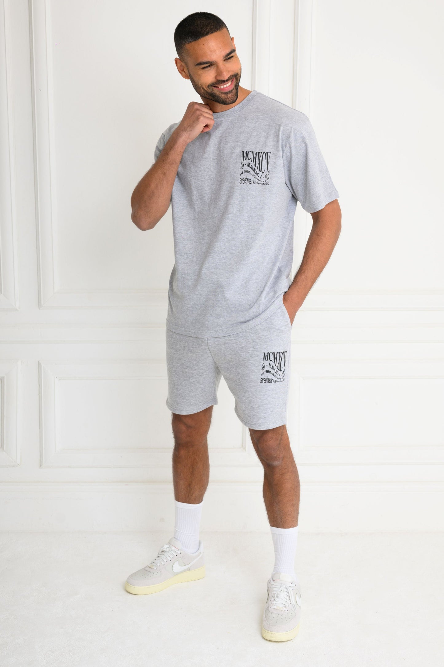 APEX T-SHIRT - GREY MARL