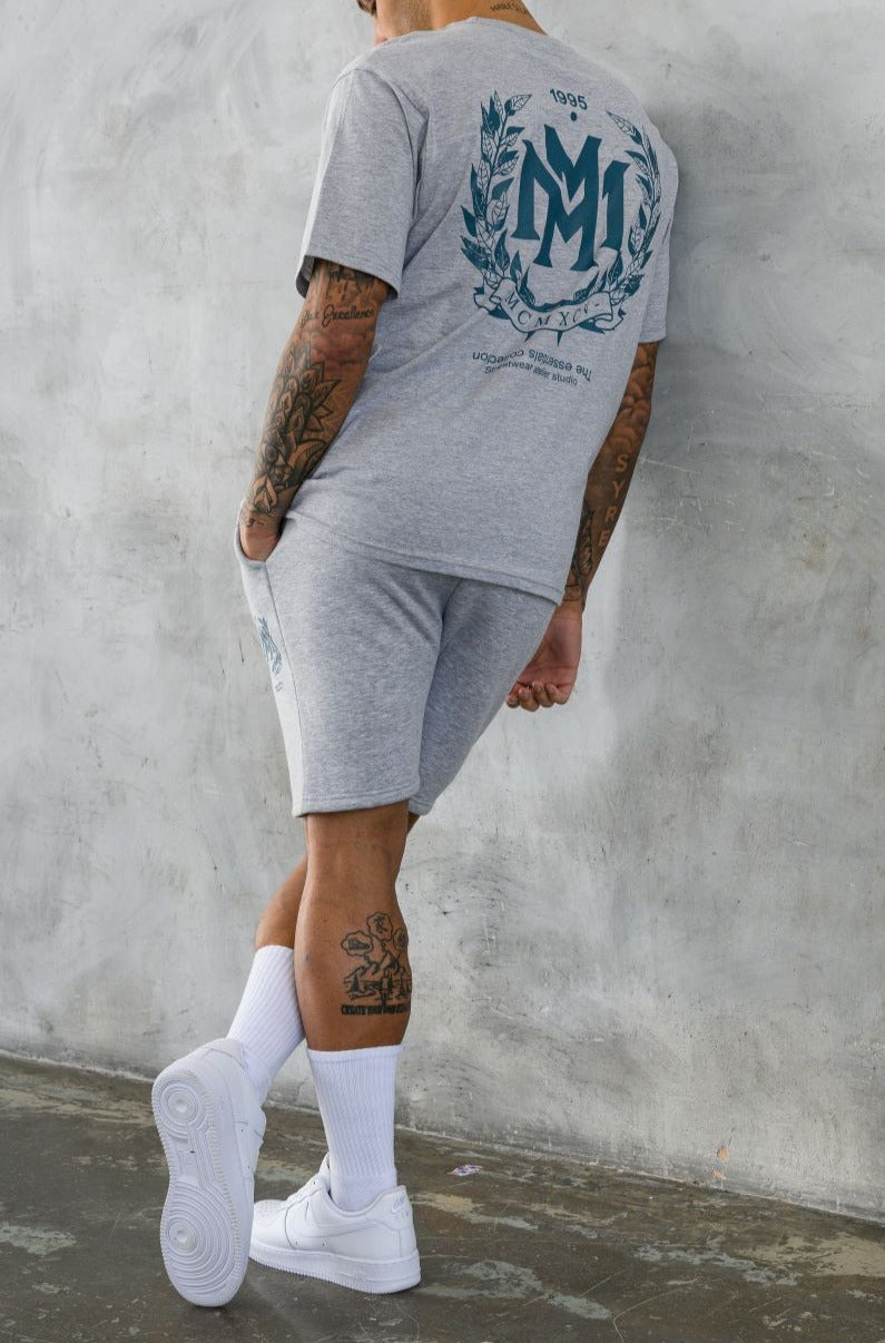 CREST SHORT - GREY MARL