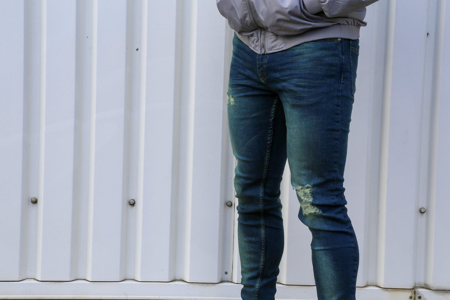 DANTE RIPPED JEANS - VINTAGE WASH