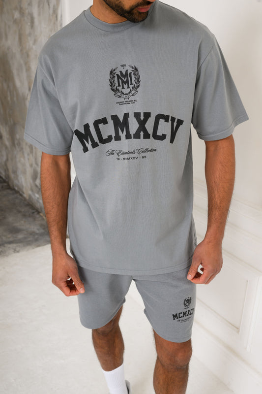 VERTEX T-SHIRT - LAVA GREY