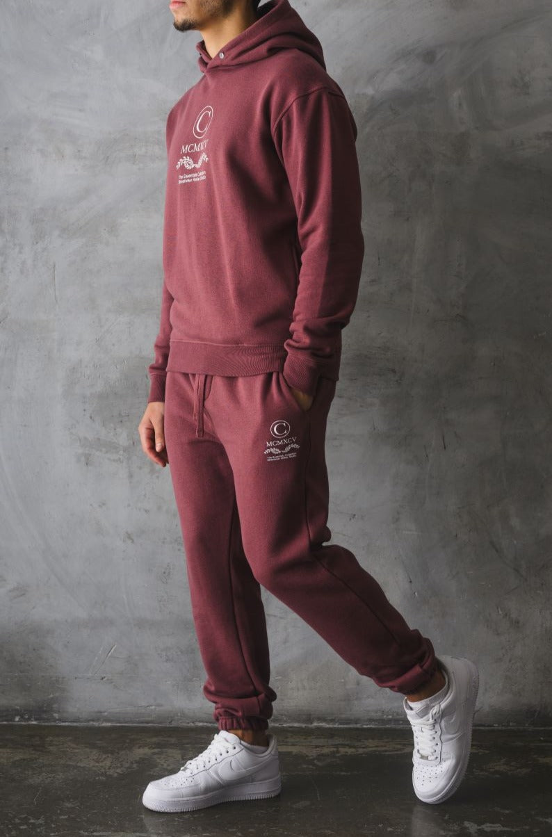 BECK & HERSEY CABLE Joggers - Mauve