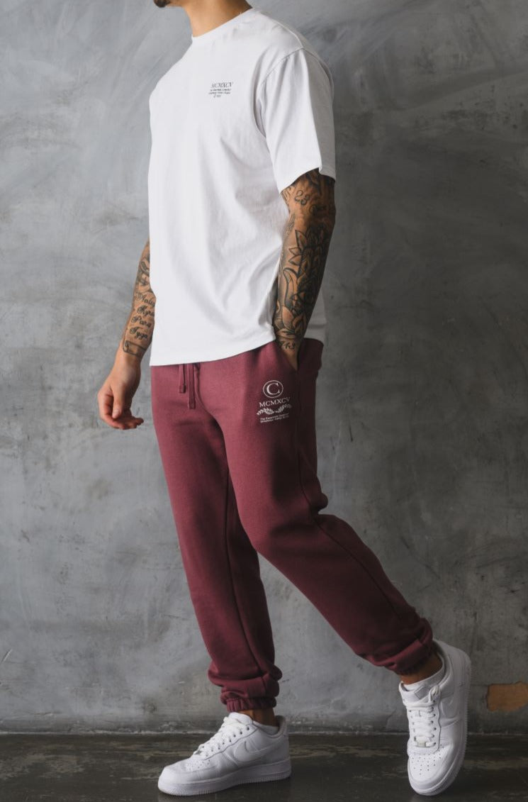 BECK & HERSEY CABLE Joggers - Mauve