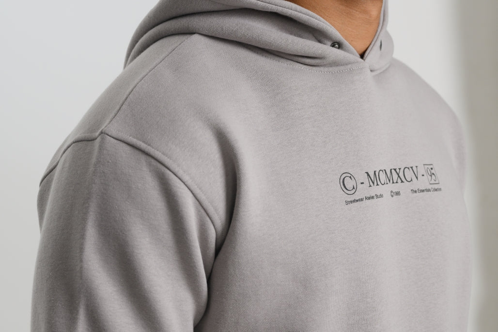CARDINAL HOODIE - Mid Grey