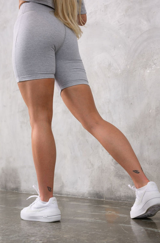 COCO CYCLE SHORT - GREY MARL