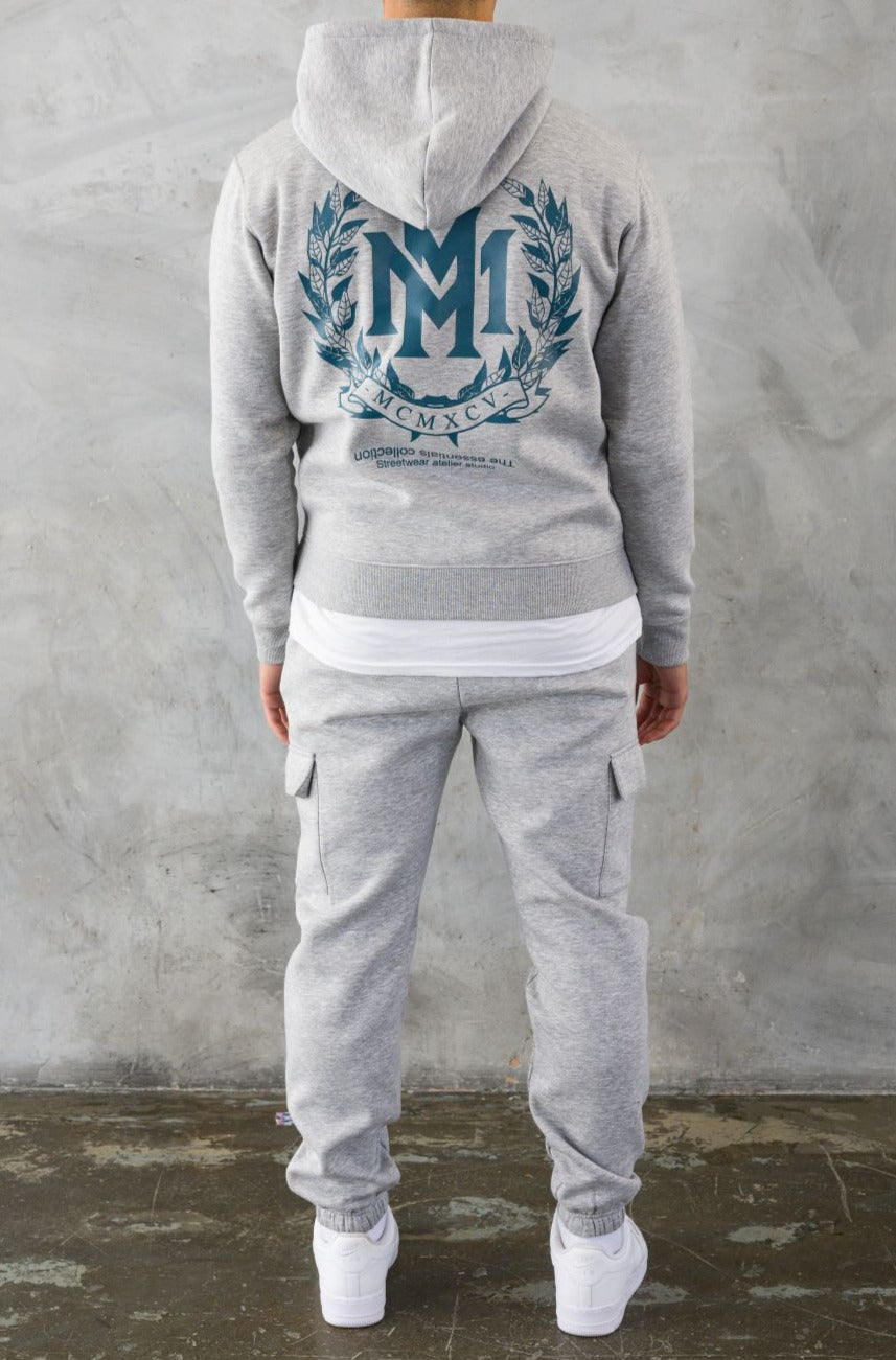 CREST JOGGERS - GREY MARL