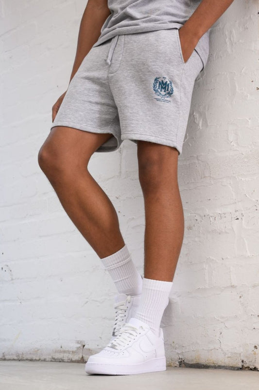 CREST BOYS SHORT - GREY MARL