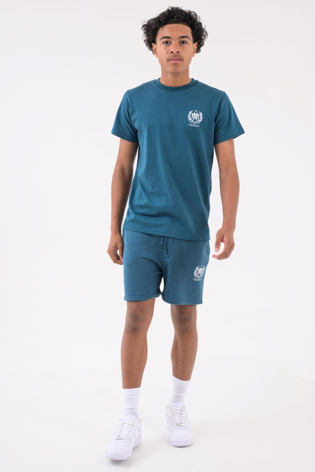 CREST BOYS SHORT - TEAL