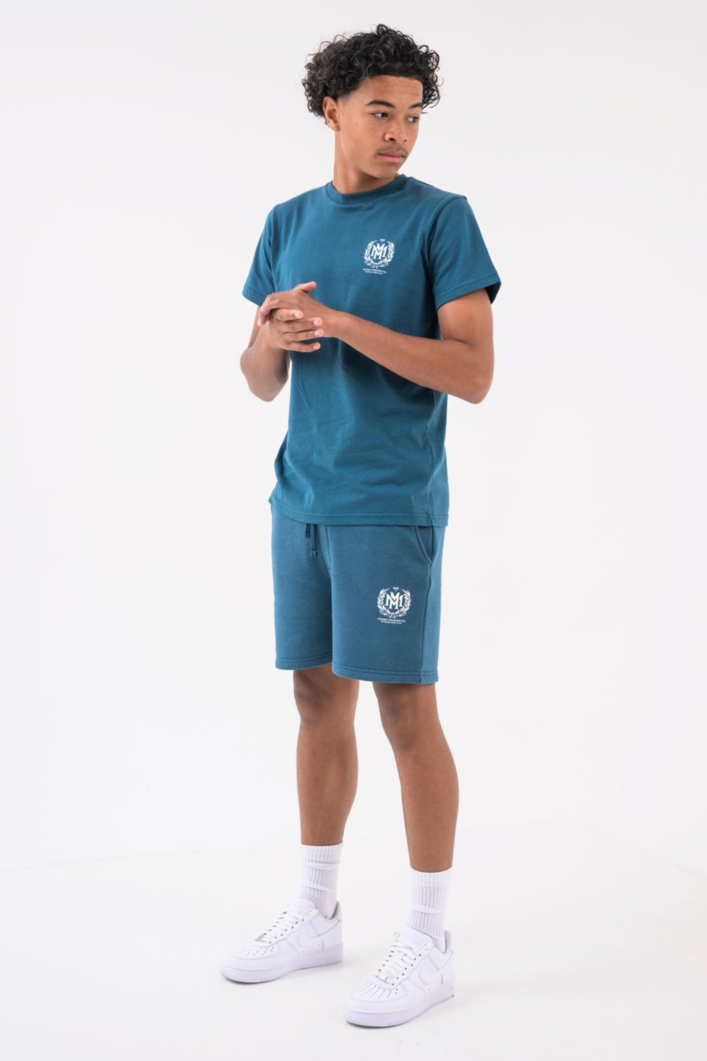 CREST BOYS SHORT - TEAL