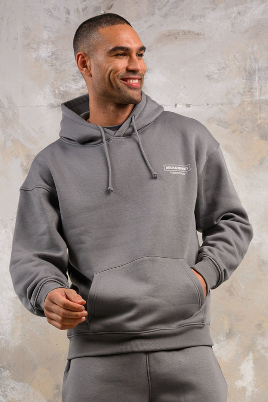 ESSENTIALS HOODY TEE & SHORT SET - LAVA