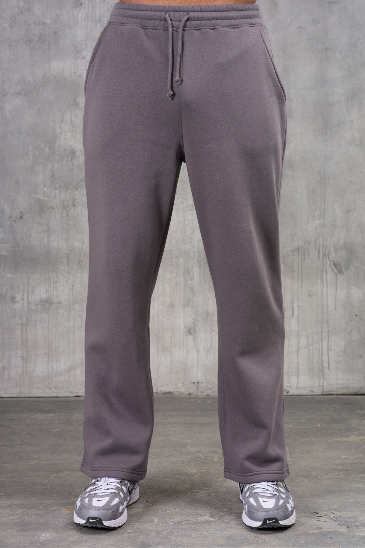 FELIX (UNBRANDED) OPEN HEM JOGGERS - CHARCOAL