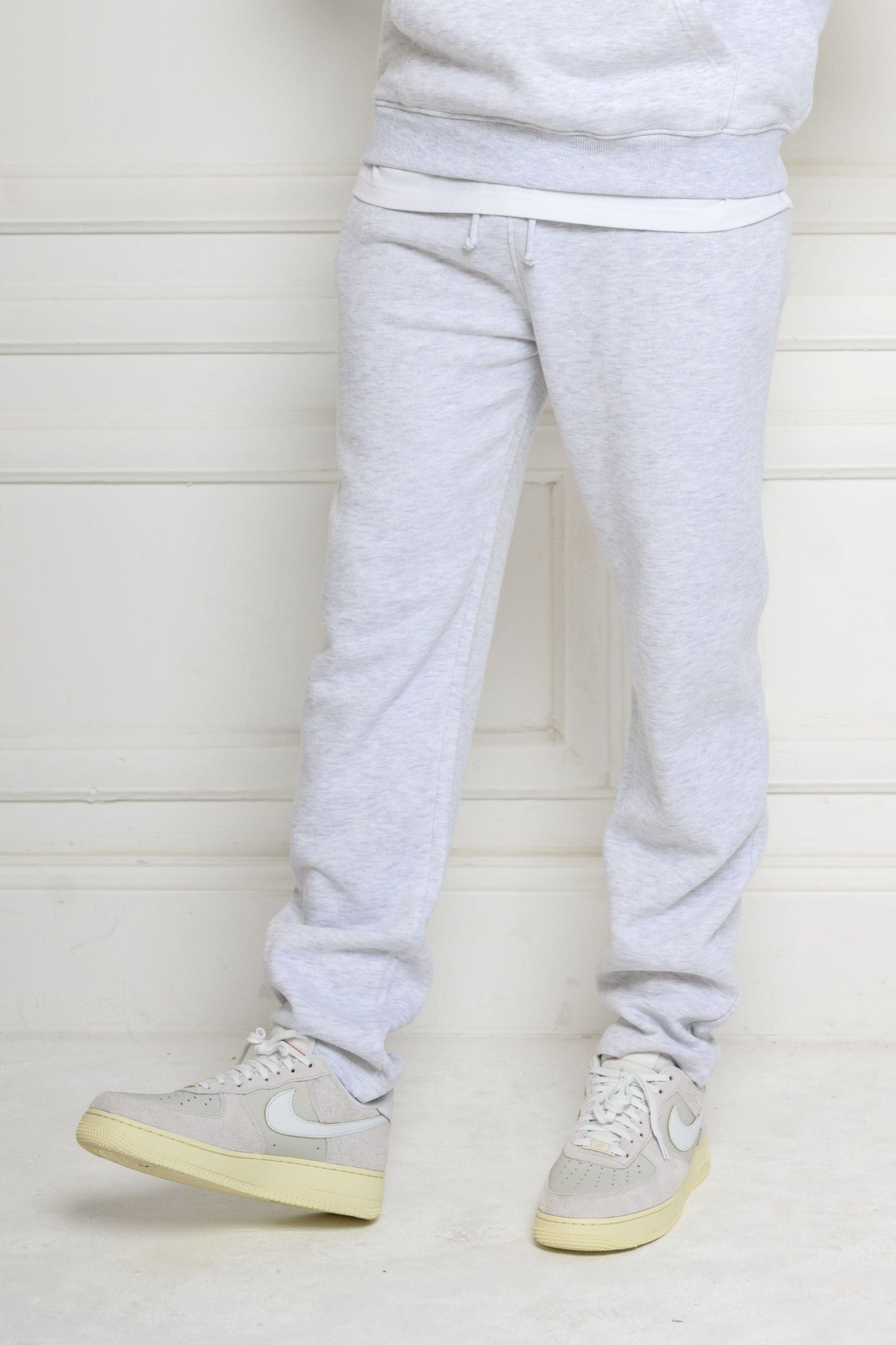 FELIX STRAIGHT LEG JOGGERS - GREY MARL