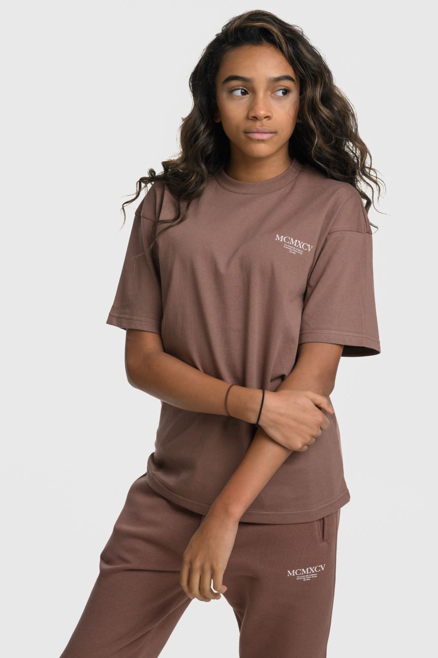 NERO GIRLS T-SHIRT - CAPPUCCINO