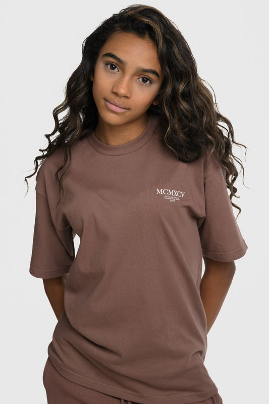 NERO GIRLS T-SHIRT - CAPPUCCINO