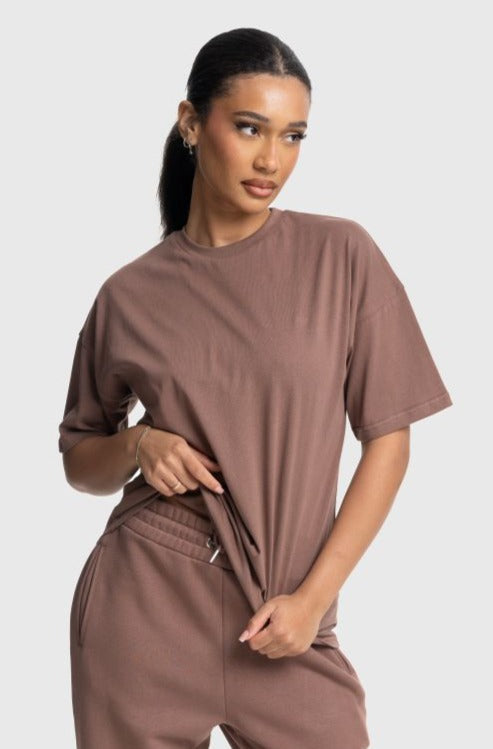 LOUNGE T-SHIRT - CAPPUCCINO