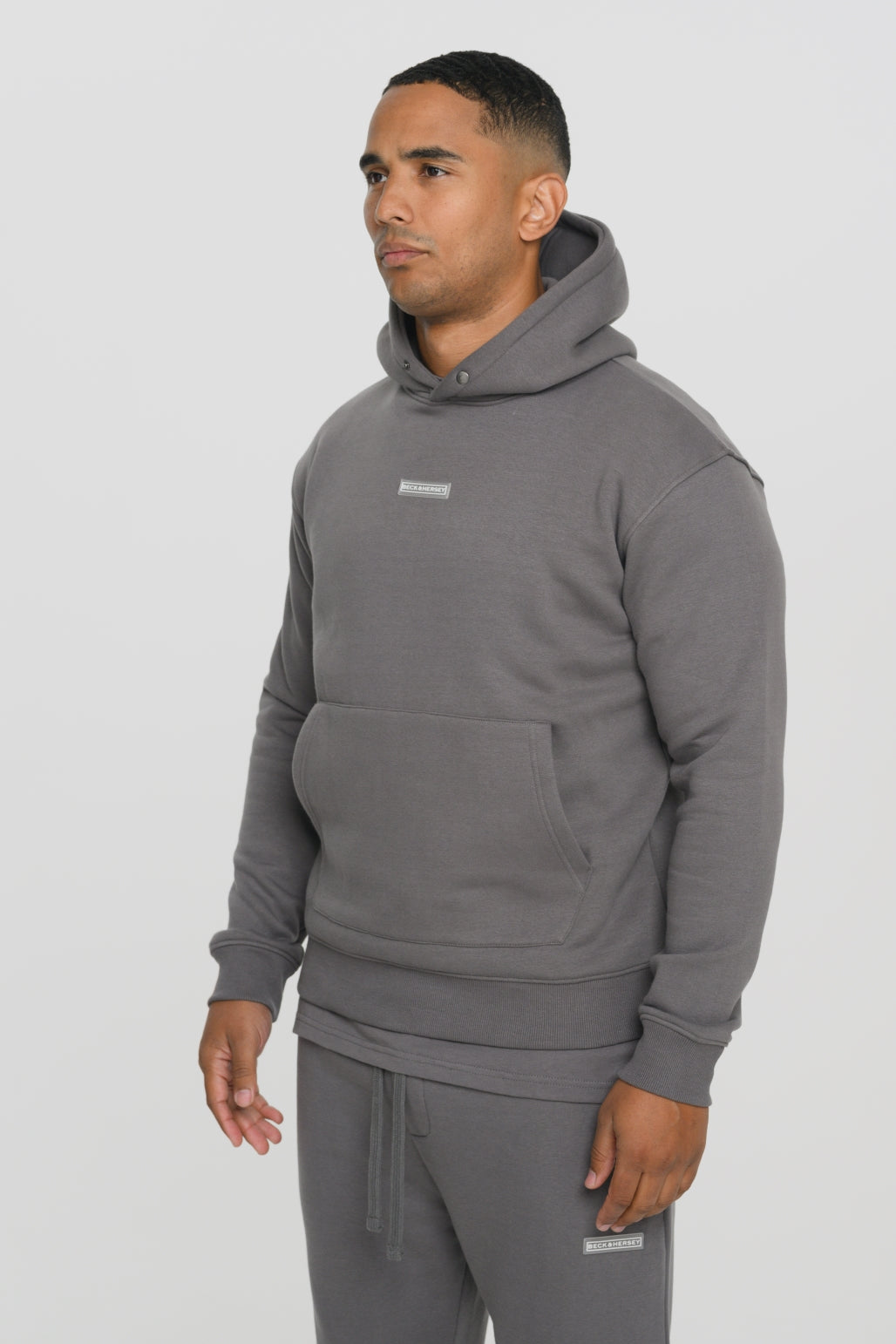 Beck & Hersey MASON OTH Hoodie - Dk Grey