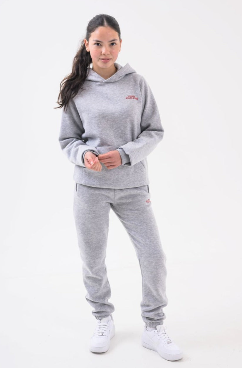 MAYA GIRLS JOGGER - GREY MARL