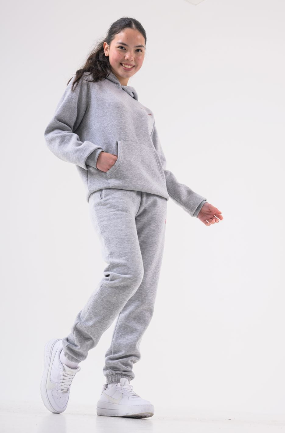 MAYA GIRLS JOGGER - GREY MARL