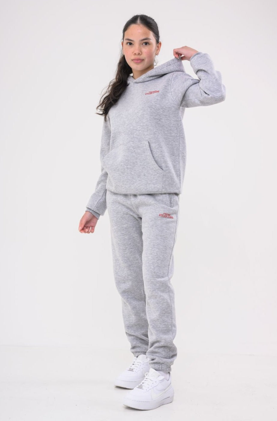 MAYA GIRLS JOGGER - GREY MARL