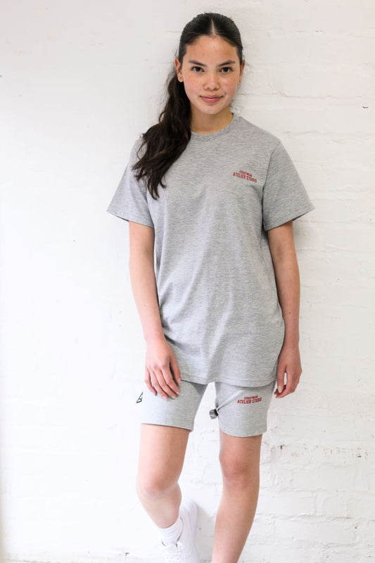 MAYA GIRLS CYCLE SHORT - GREY MARL