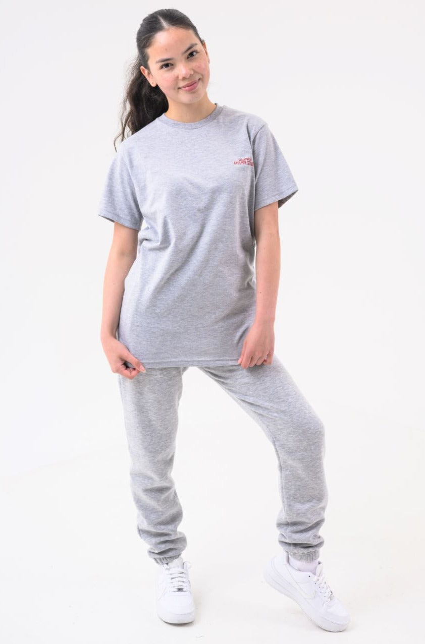MAYA GIRLS T-SHIRT - GREY MARL