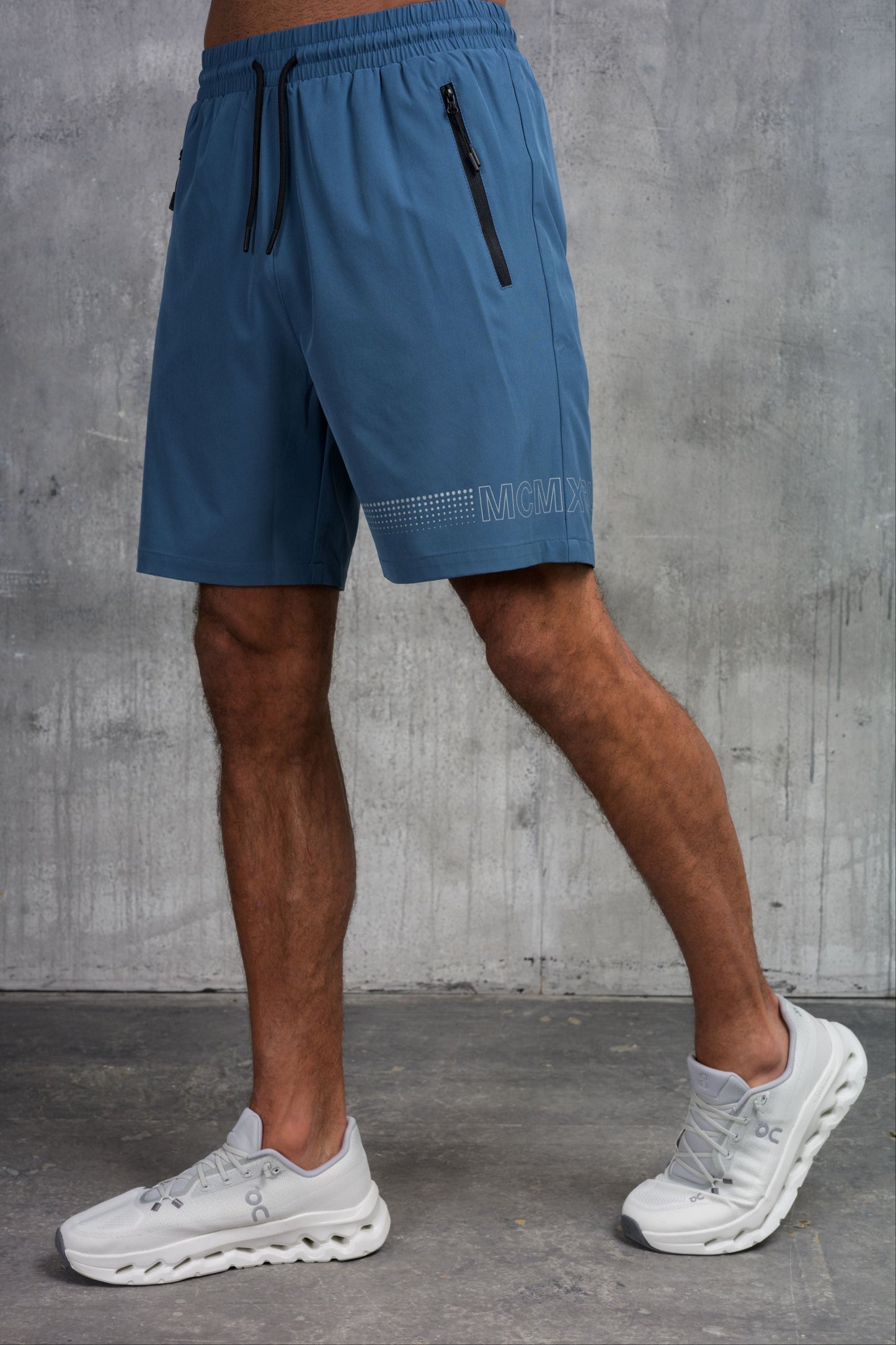 OLYMPUS WINDBREAKER JACKET & SHORT SET- BLUE