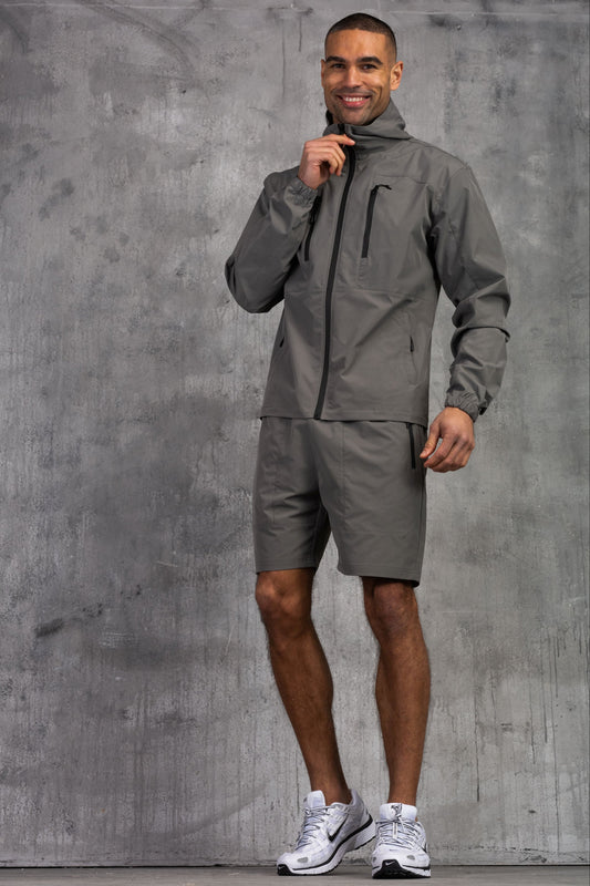 RAPTOR JACKET & SHORT SET - CHARCOAL
