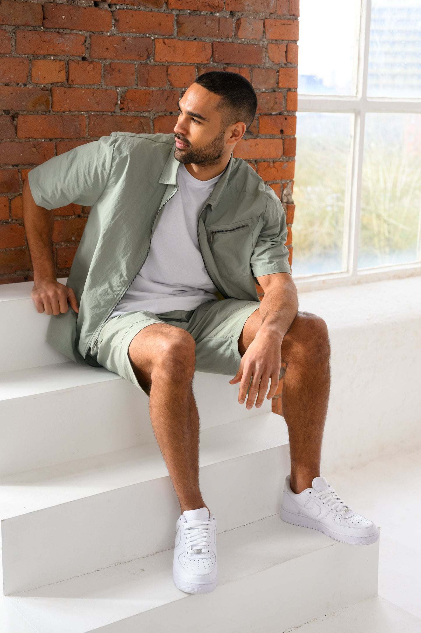 SULLY SHORT - CONCRETE