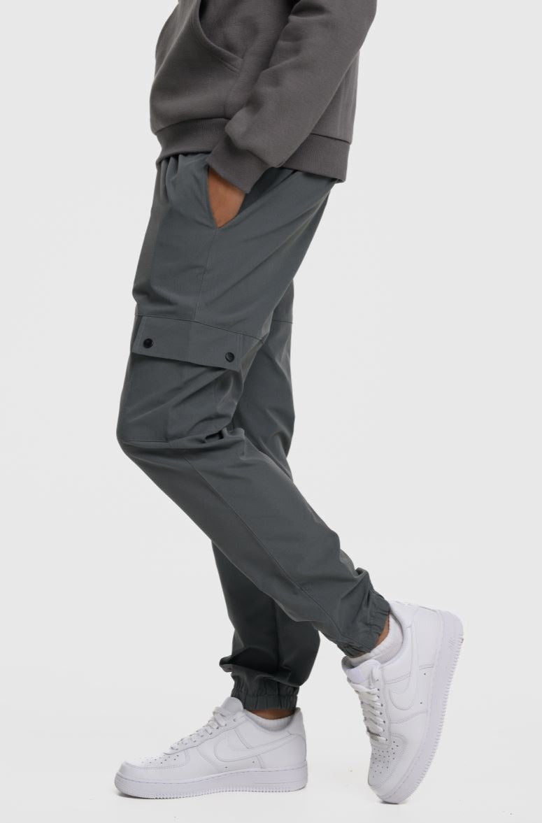 UNIT BOYS CARGO PANTS - DK GREY