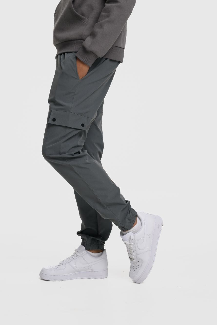 UNIT BOYS CARGO PANTS - DK GREY