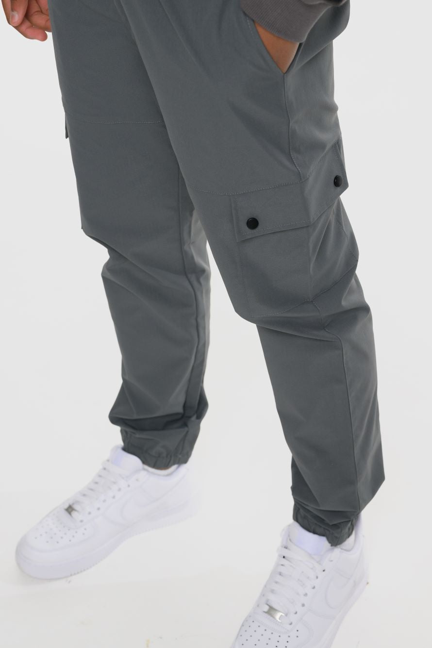 UNIT BOYS CARGO PANTS - DK GREY