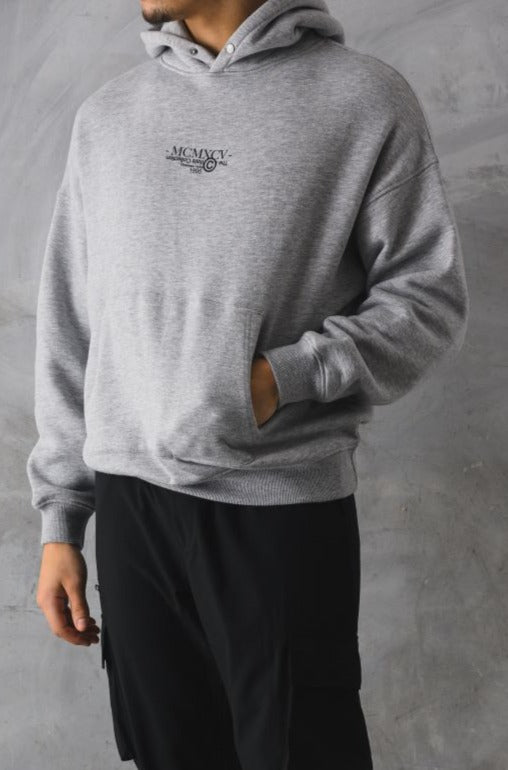 VILLA OVERSIZED HOODIE - GREY