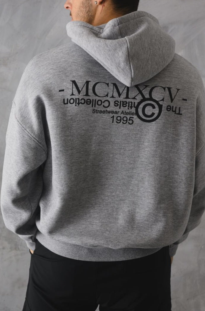 VILLA OVERSIZED HOODIE - GREY