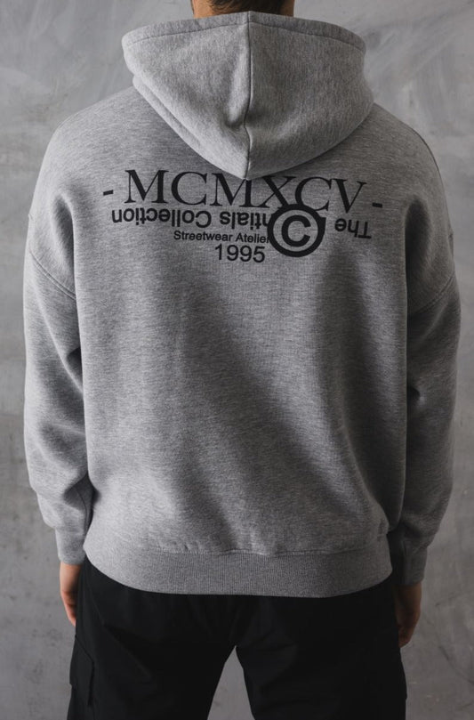 VILLA OVERSIZED HOODIE - GREY