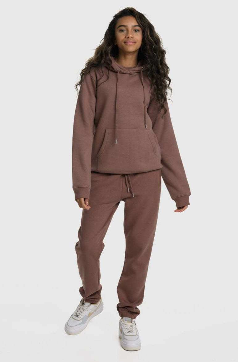 Beck & Hersey BLAIR Girls Hoodie - Cappuccino