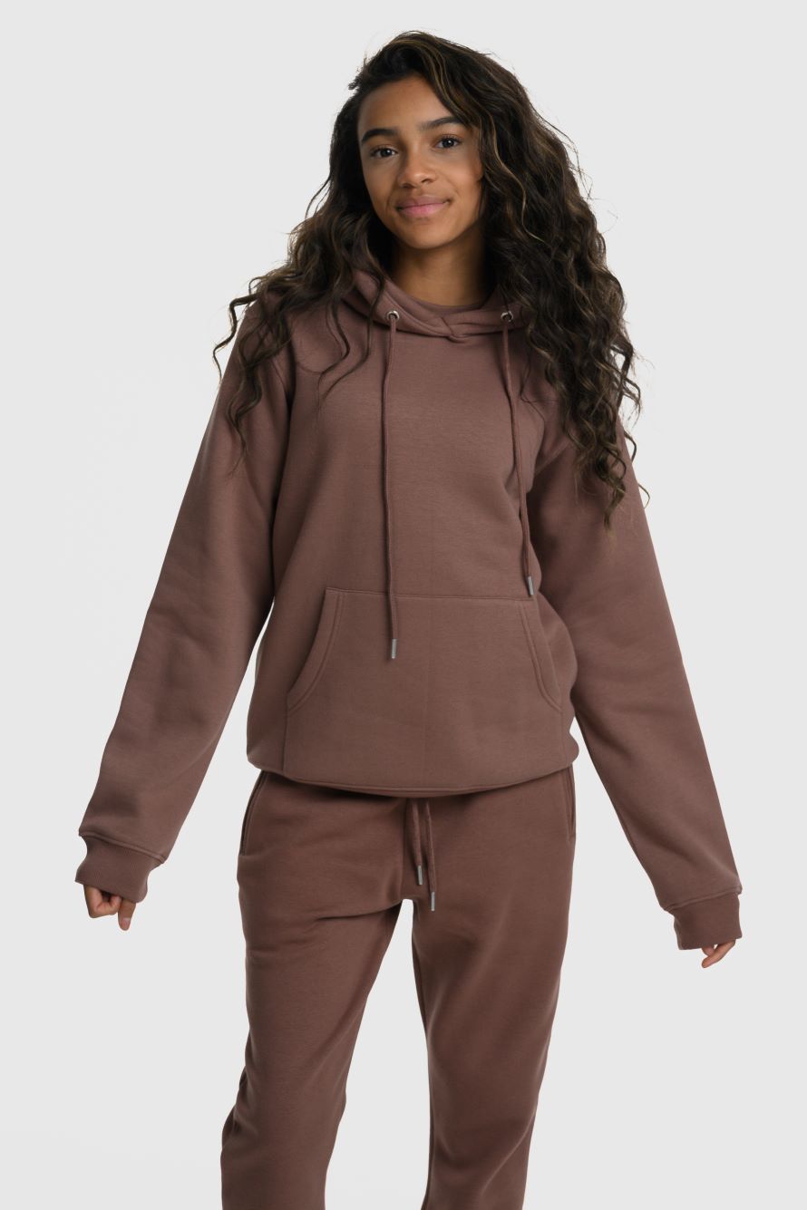 Beck & Hersey BLAIR Girls Hoodie - Cappuccino