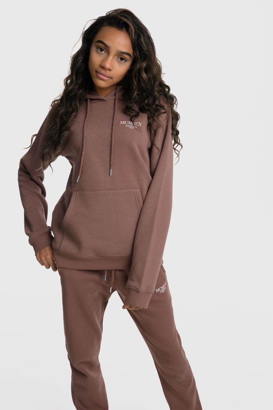 Beck & Hersey GLACIER Girls Hoodie - Cappuccino