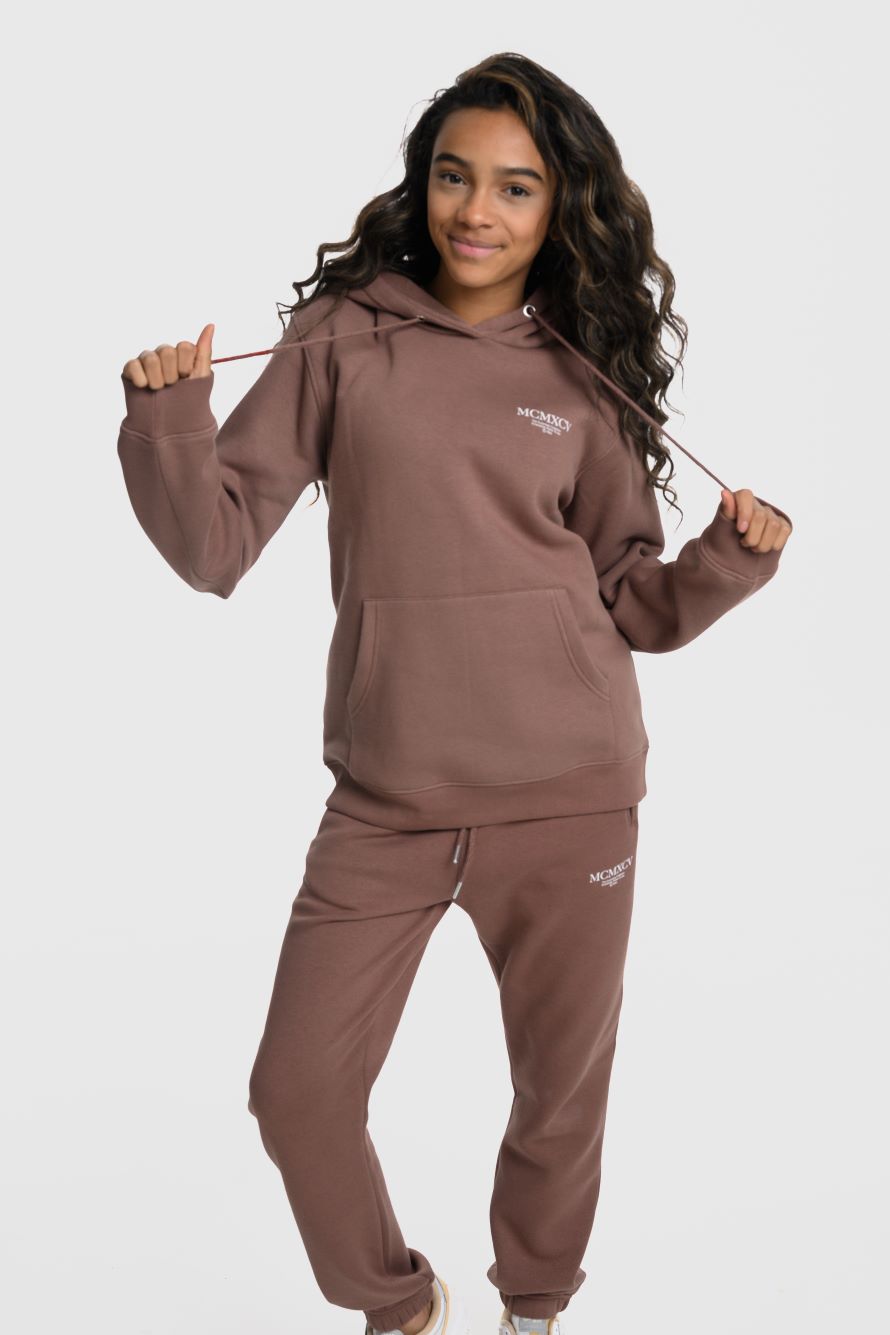 Beck & Hersey GLACIER Girls Hoodie - Cappuccino