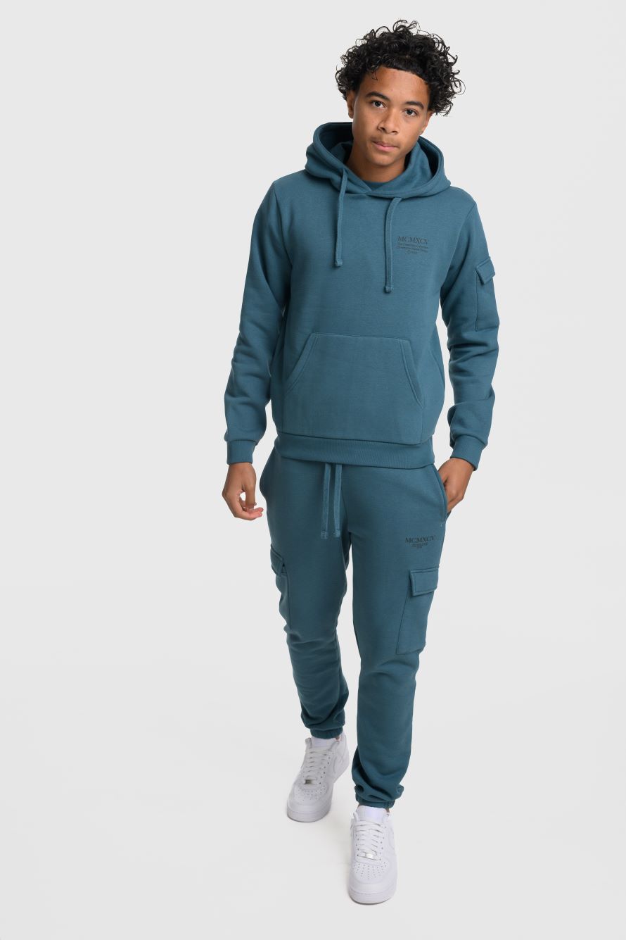Beck & Hersey INTEGER Boys Hoodie - Teal