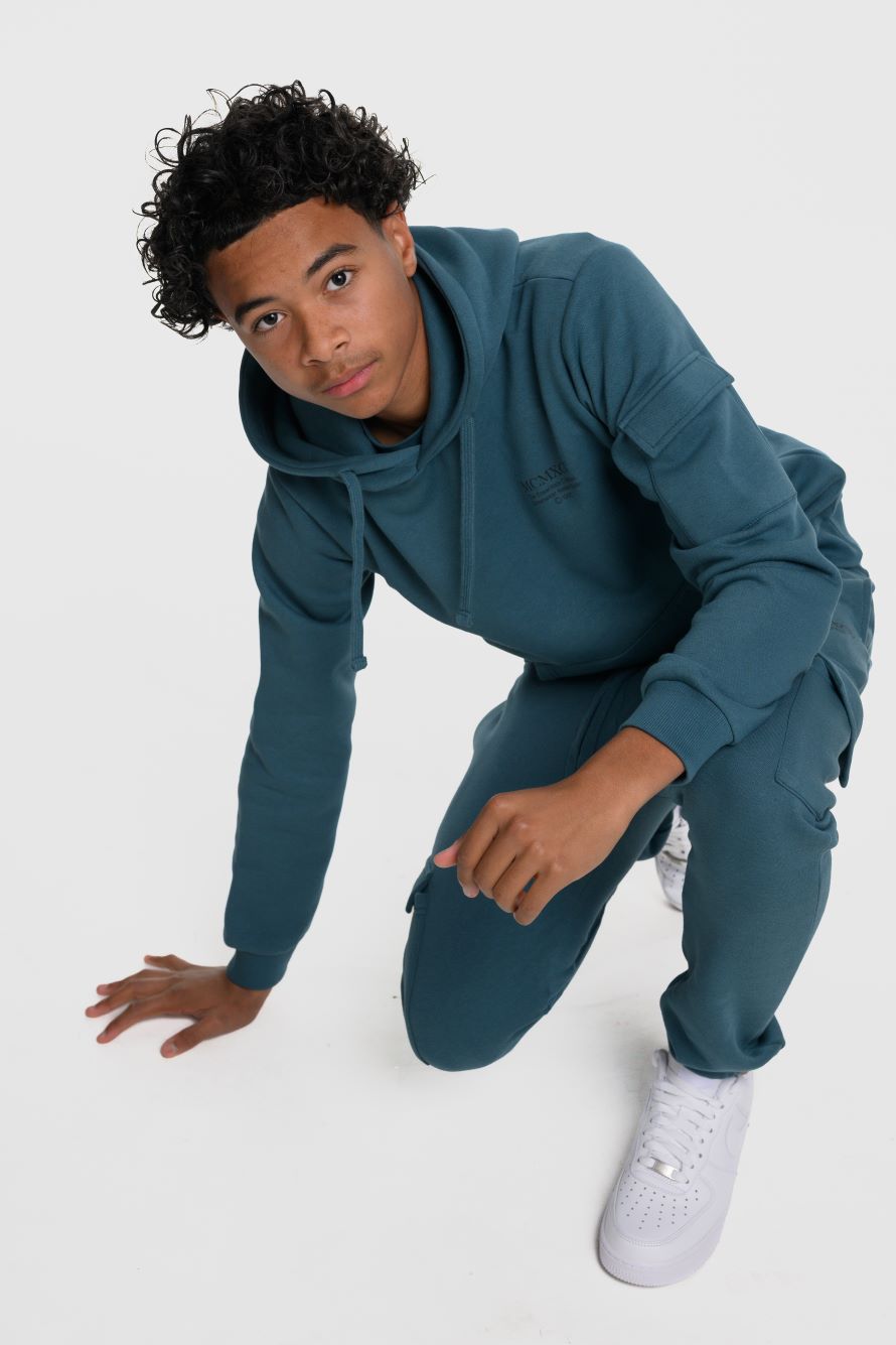Beck & Hersey INTEGER Boys Hoodie - Teal