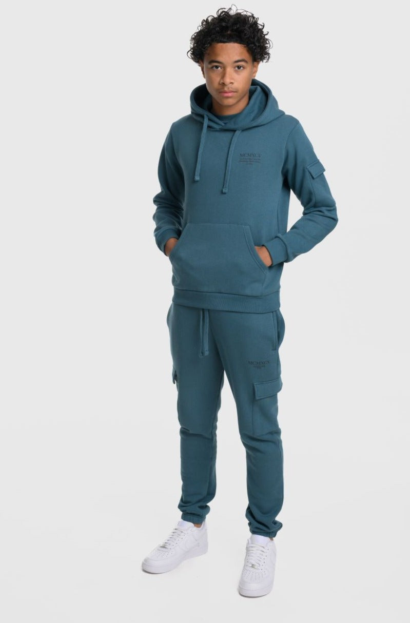 Beck & Hersey INTEGER Boys Hoodie - Teal