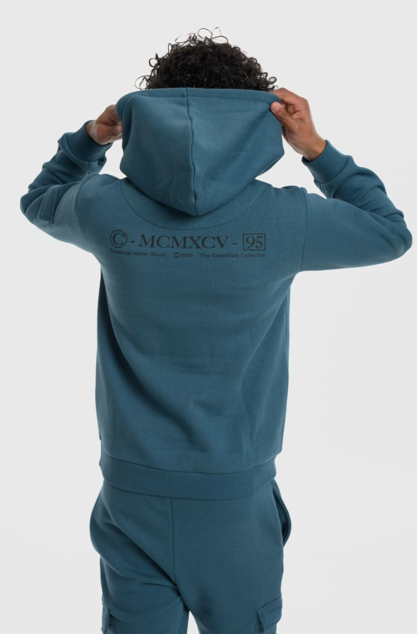 Beck & Hersey INTEGER Boys Hoodie - Teal