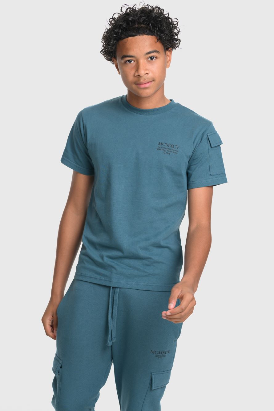 Beck & Hersey INTEGER Boys T-Shirt - Teal