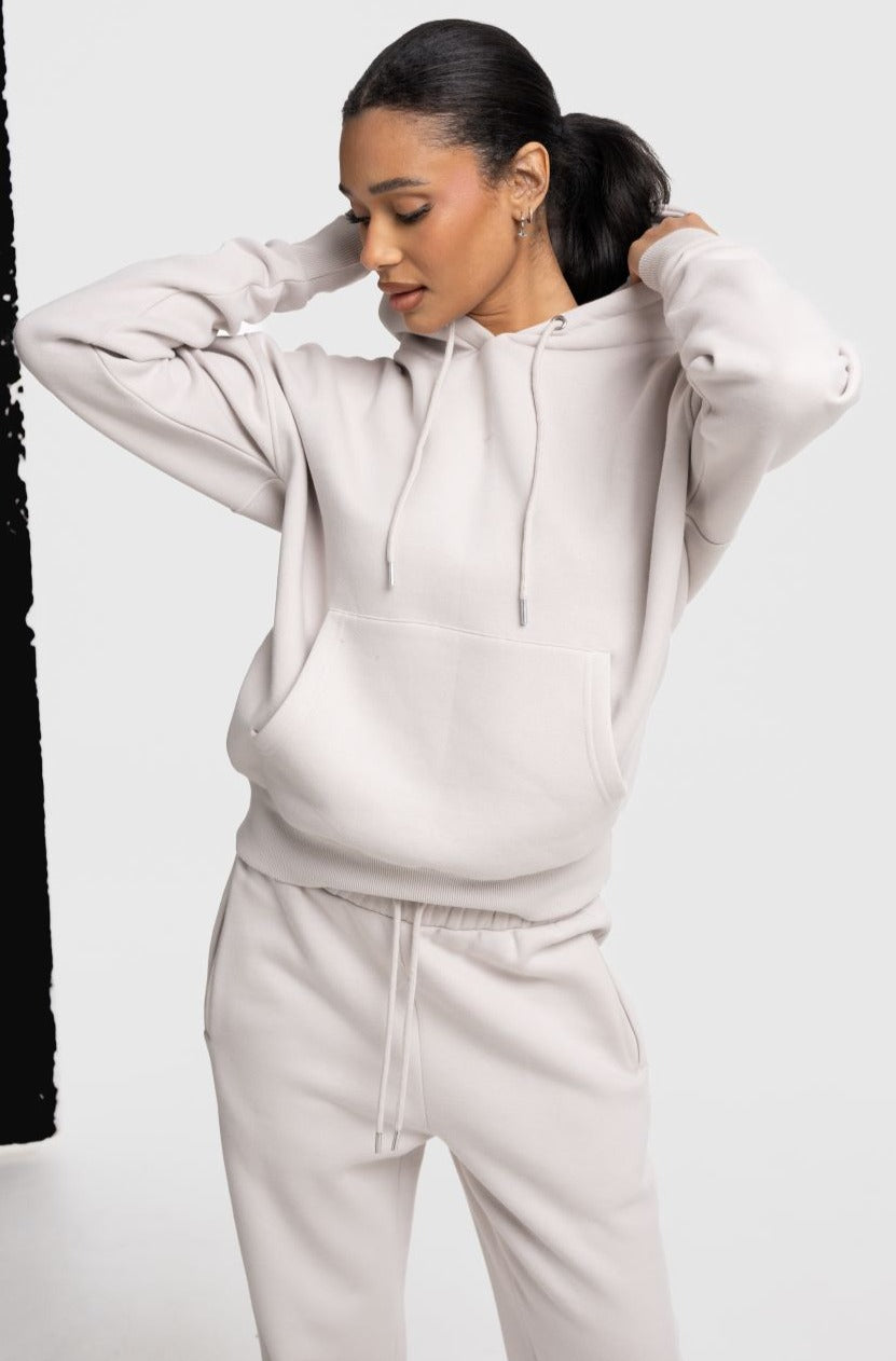 LOUNGE HOODIE- OFF WHITE