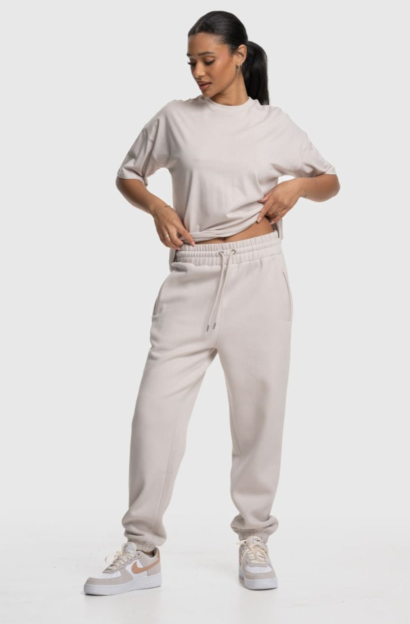 LOUNGE JOGGER - OFF WHITE