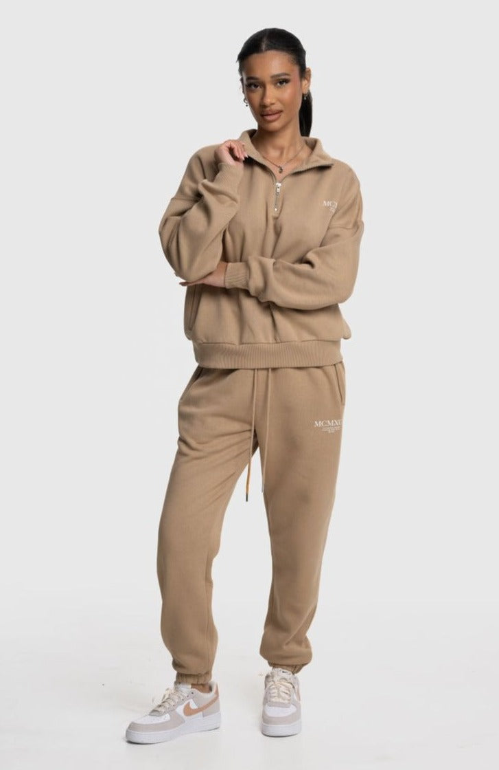 Beck & Hersey MISTRAL 1/4 Zip - Sand
